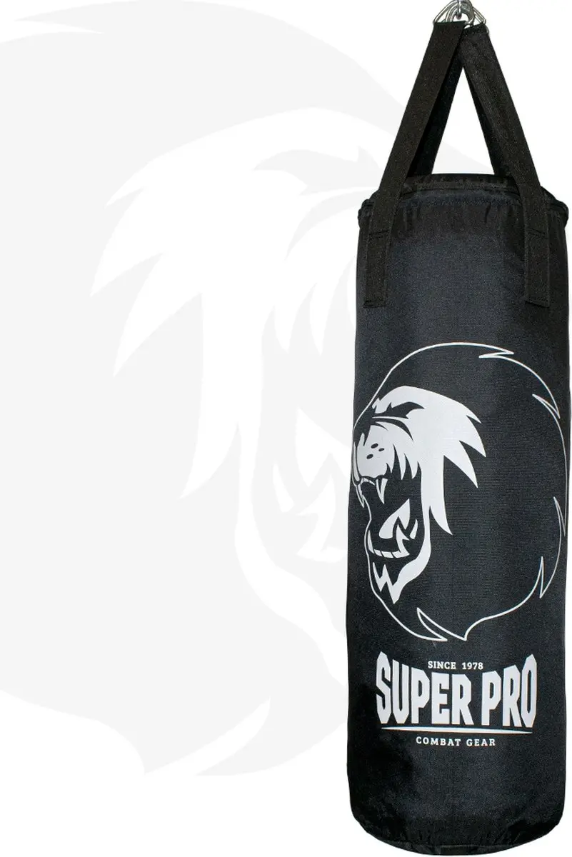 Super Pro Combat Gear Bokszakset - Hangend - Zwart/Wit