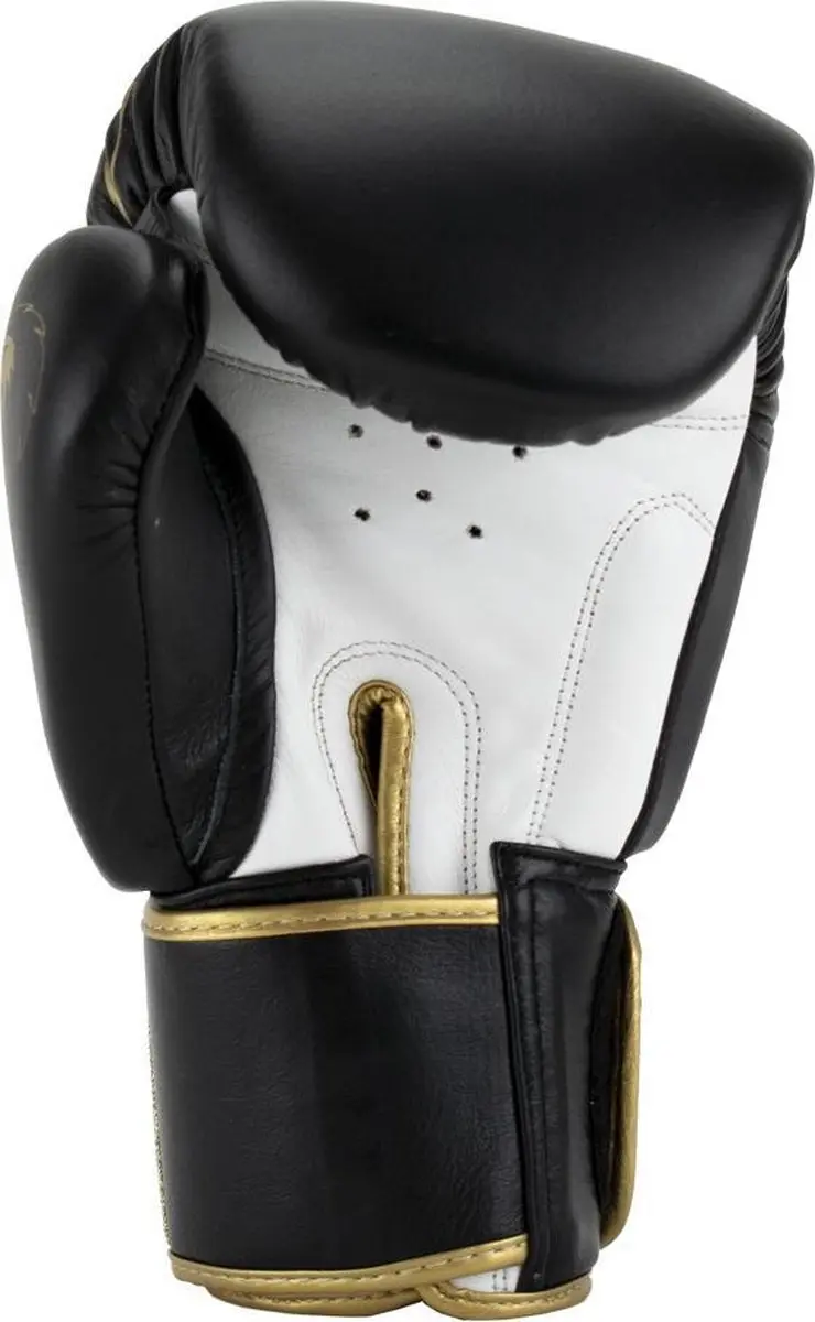 Super Pro Combat Gear Warrior SE Bokshandschoenen 14oz - Zwart/Goud/Wit