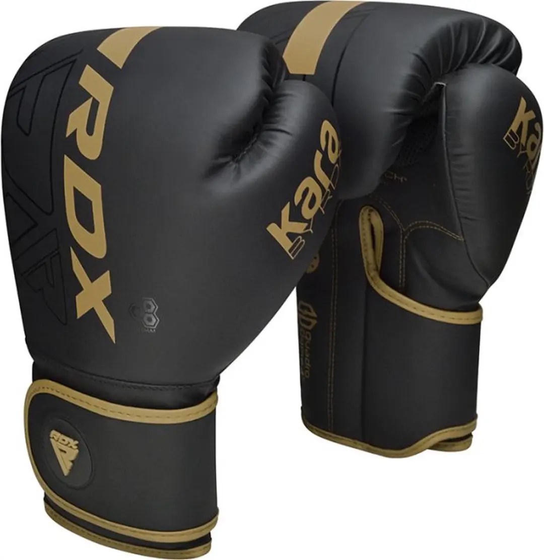 RDX Sports F6 Kara Bokshandschoenen 16 oz - Goud - afbeelding 6 van 6