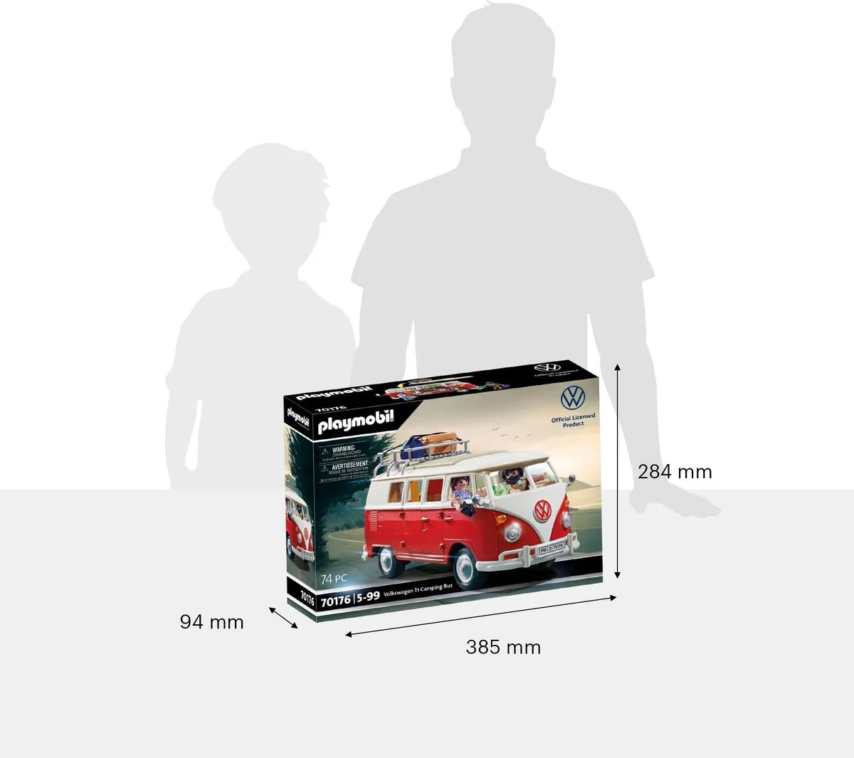 Playmobil Volkswagen T1 Campingbus 70176 - Multicolor