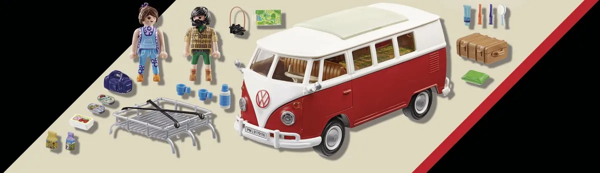 Playmobil Volkswagen T1 Campingbus 70176 - Multicolor