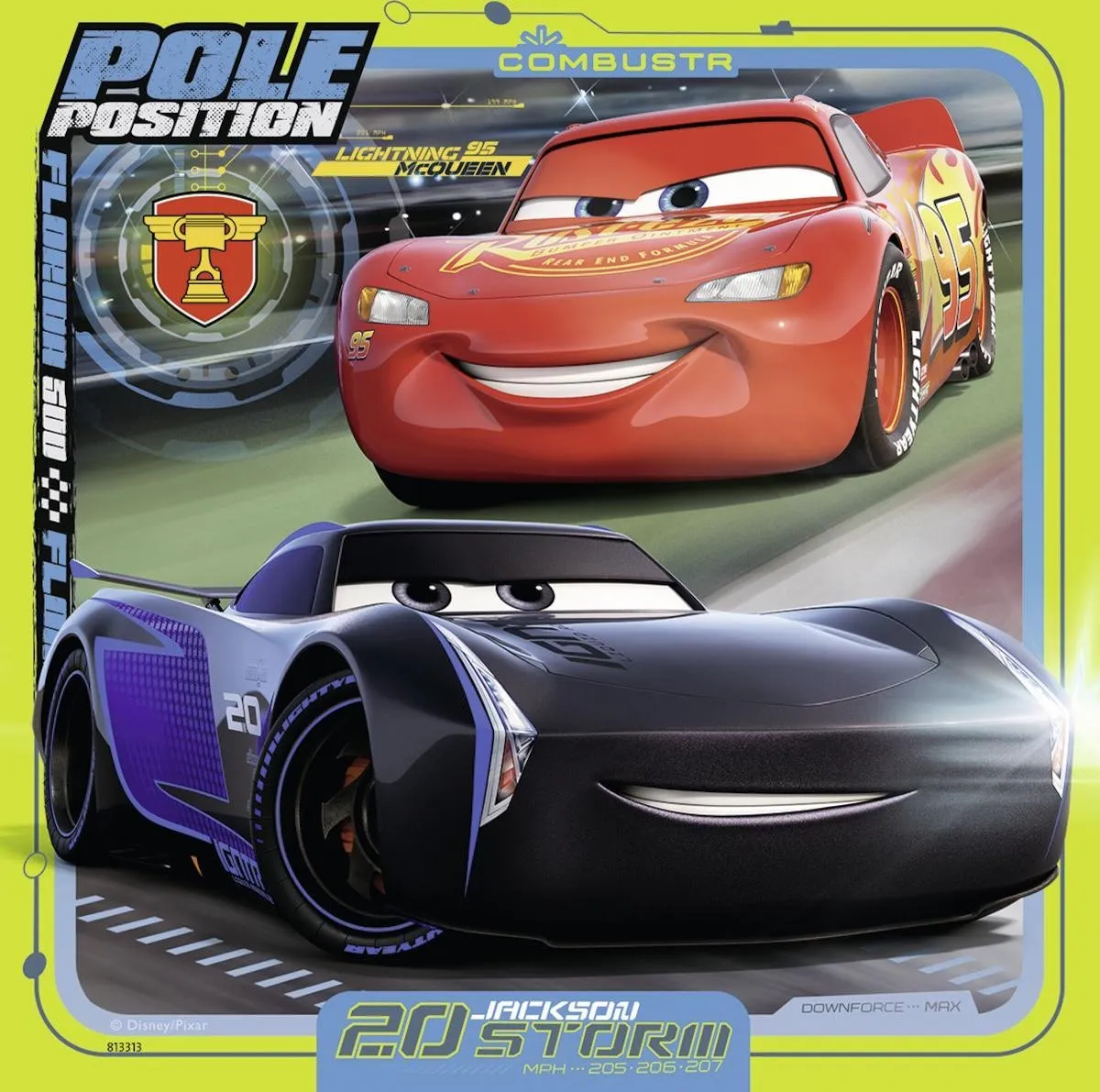 Ravensburger Cars 3 Legendes van de baan Puzzel - 147 Stuks (3x49) - Multicolor