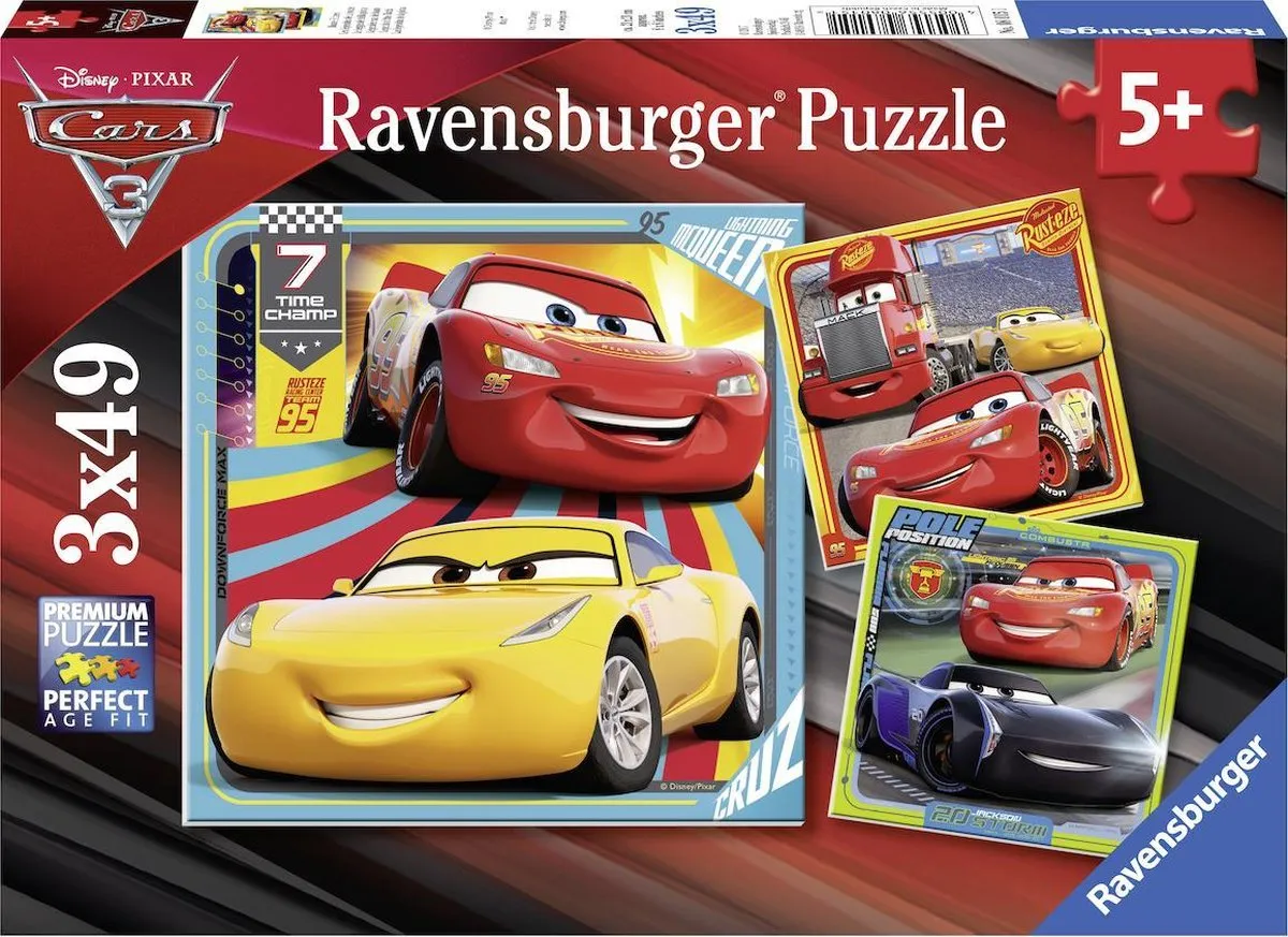 Ravensburger Cars 3 Legendes van de baan Puzzel
