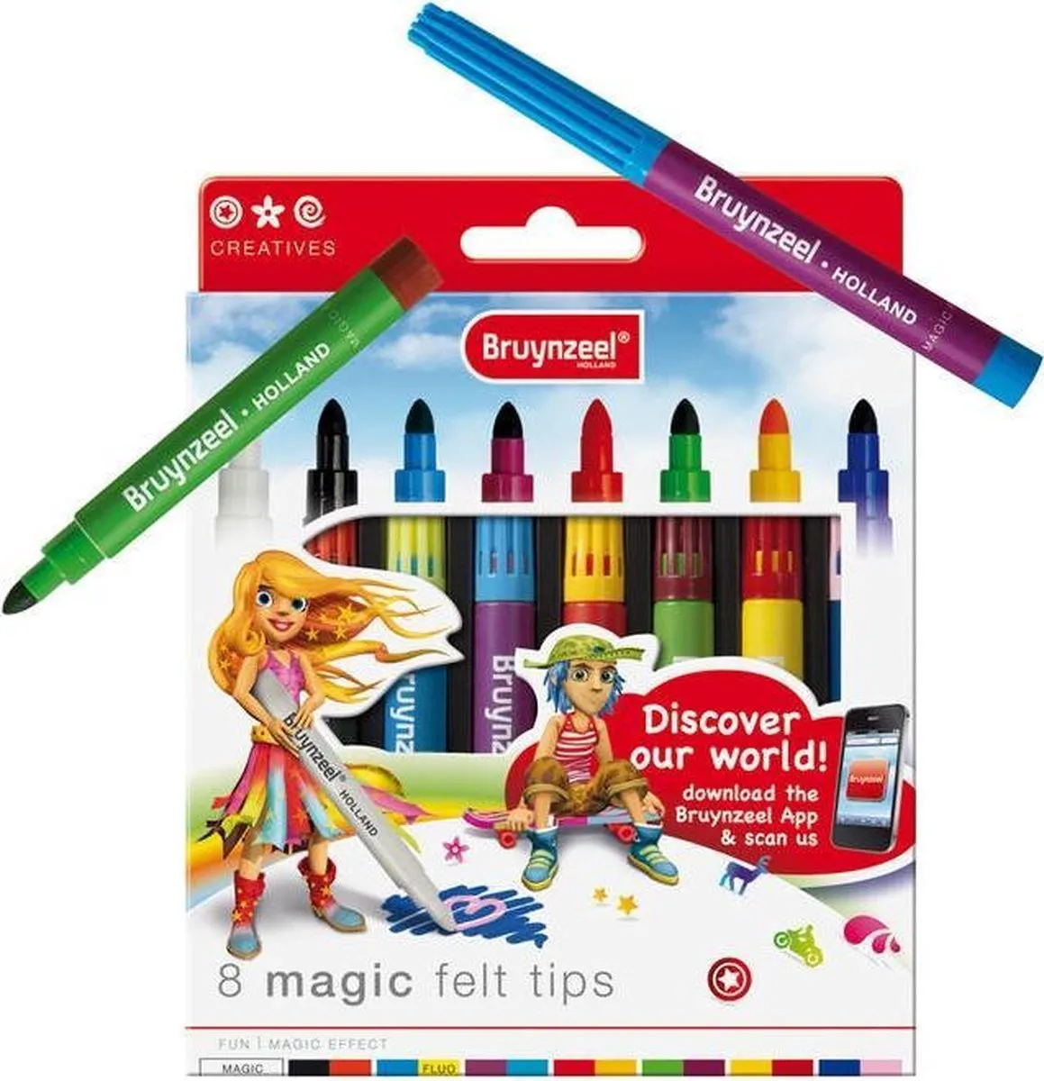 Bruynzeel Inspiring Young Magische Stiften 8 Stuks