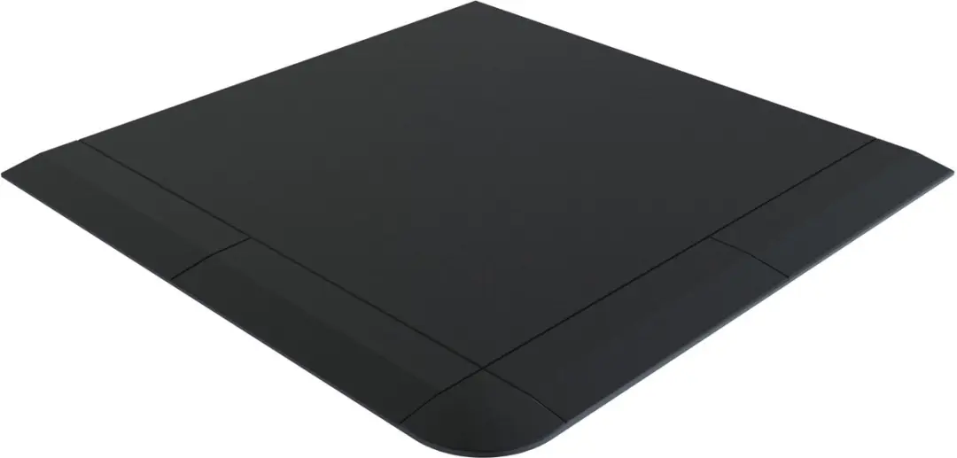 Flow Fitness Rubberen Tegel 100x100cm - Zwart