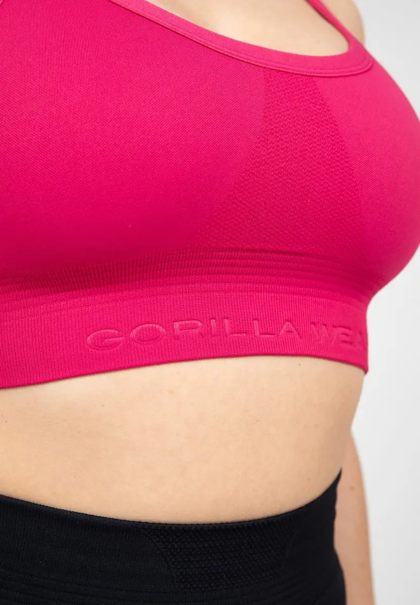 Gorilla Wear Whitney Seamless Sportbeha Roze S/M
