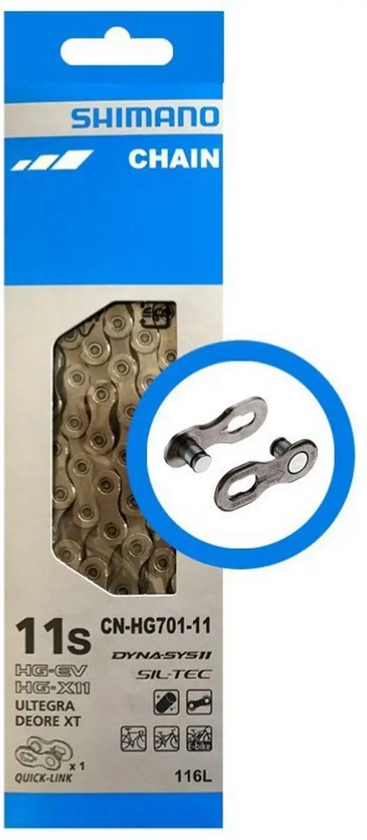 Shimano HG-701 Ketting 11-speed - 138 Schakels - afbeelding 2 van 6