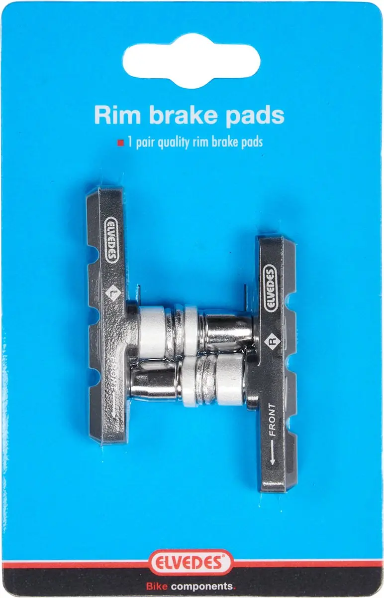 Elvedes V-type Velgremblokjes 60mm - Paar - Zwart - afbeelding 2 van 6
