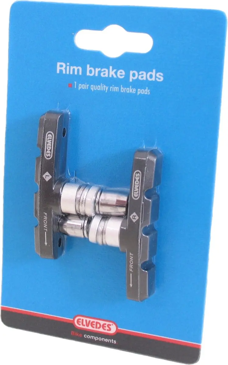 Elvedes V-type Velgremblokjes 60mm - Paar - Zwart - afbeelding 5 van 6