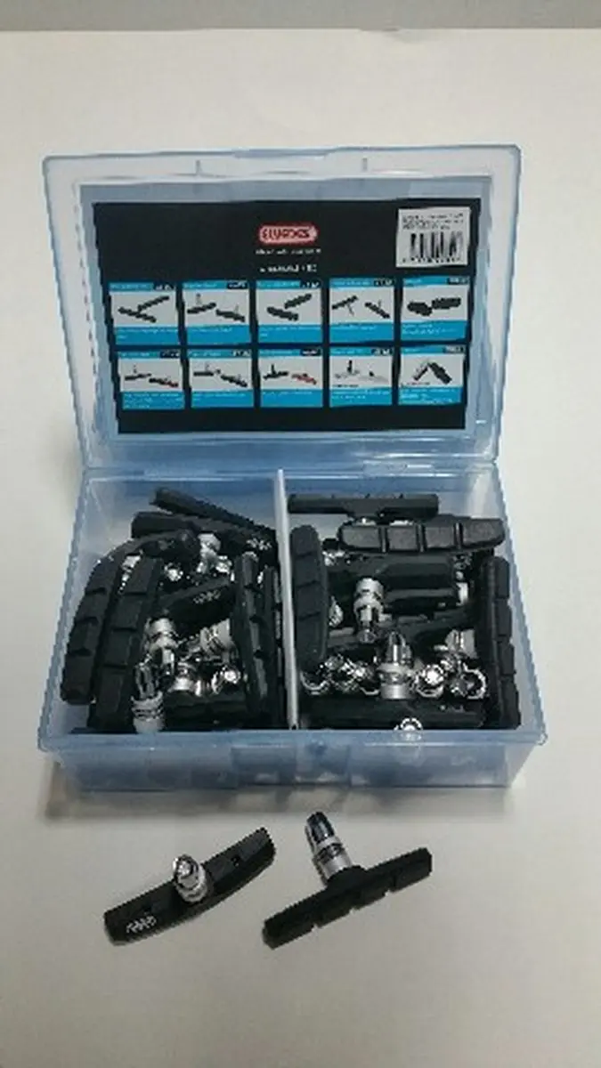 Elvedes V-brake Remblokken 72x15mm - 50 Stuks - Zwart - afbeelding 4 van 6