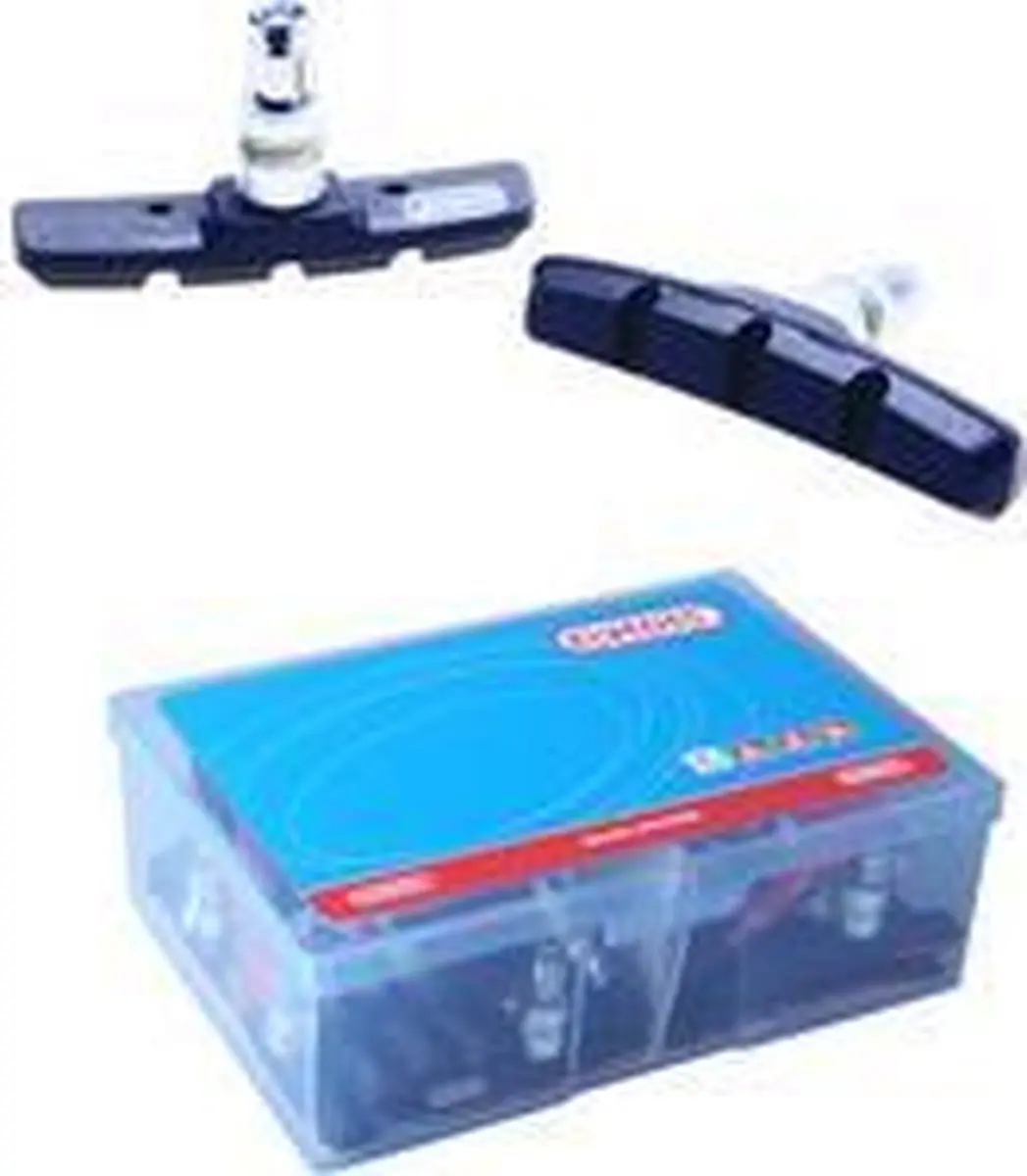 Elvedes V-brake Remblokken 72x15mm - 50 Stuks - Zwart - afbeelding 5 van 6