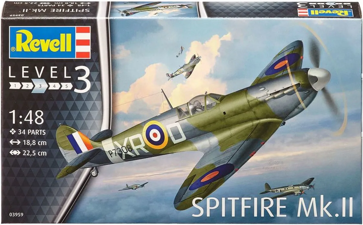 Revell 03959 Spitfire Mk.II Modelbouwpakket - 1:48 - Multi