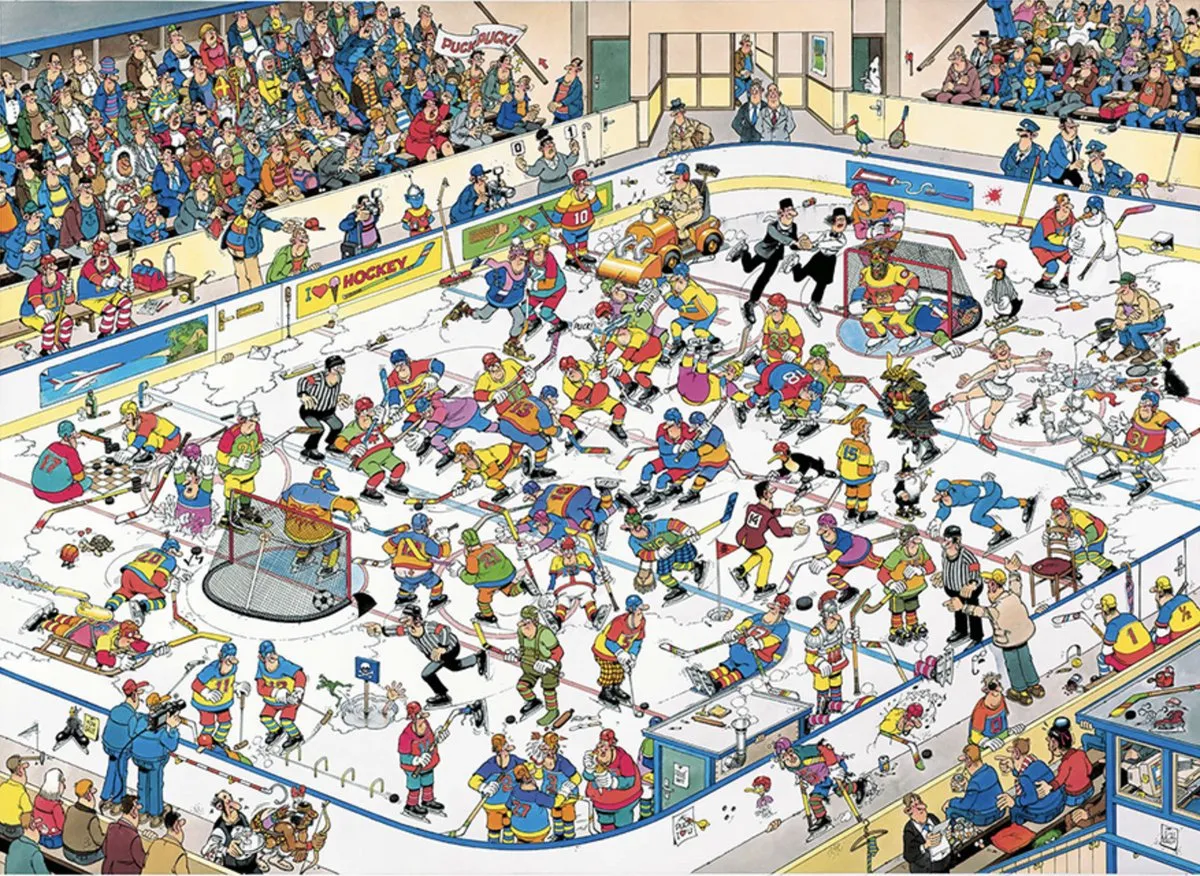 Jumbo Ice Hockey Jan van Haasteren Puzzel 1000 Stuks