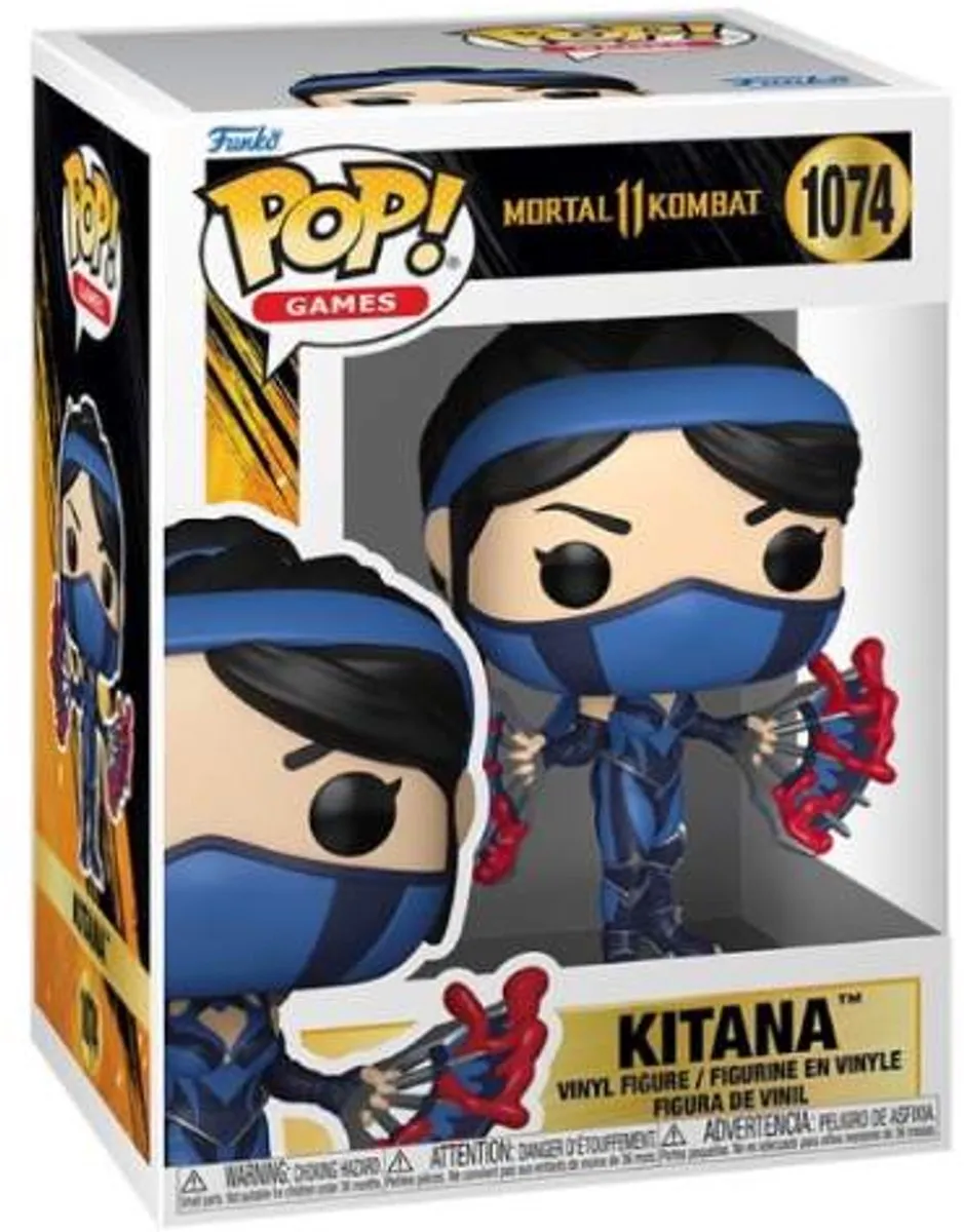 Funko Pop! Games Mortal Kombat Kitana #1074 - Multicolor