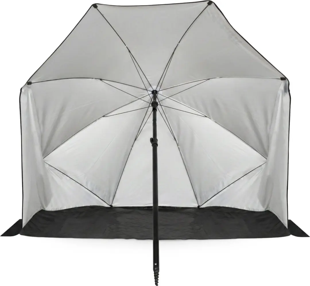 VirtuFit Strandparasol 160x180cm - Windscherm - Zwart