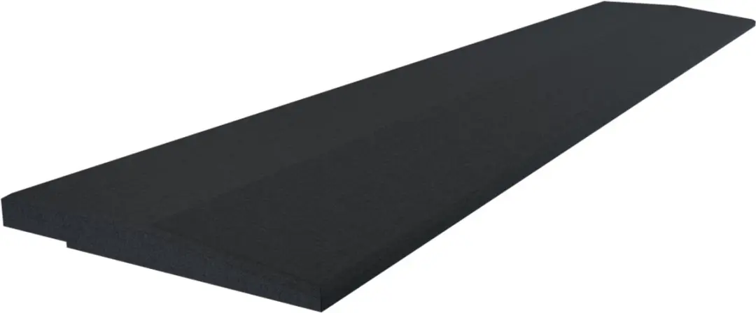 Flow Fitness Oploopprofiel Rubberen Tegel 100x20x2cm