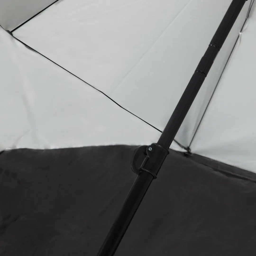 Virtufit Strandparasol Premium 160x180cm - Beige - afbeelding 2 van 6