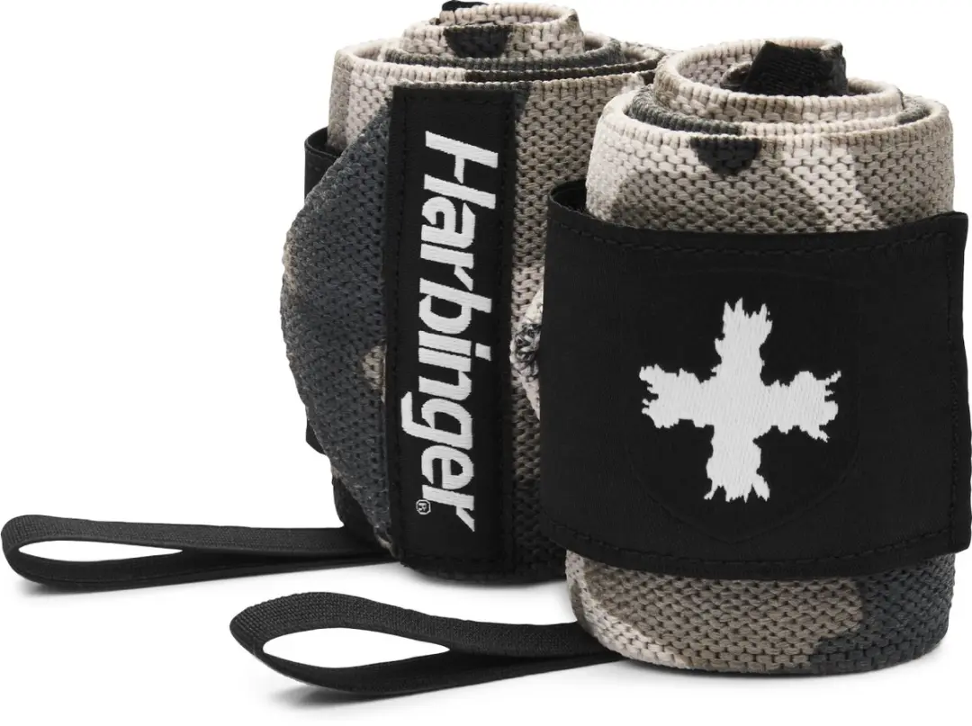 Harbinger Red Line Wrist Wraps - 2 Stuks - Grijs Camouflage