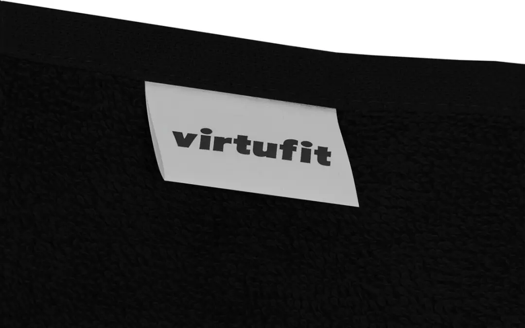 Virtufit Handdoek 100x50cm - Zwart