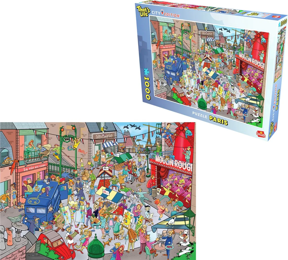 Goliath That's Life Parijs Legpuzzel 1000 Stuks - 68x48cm - Multicolor