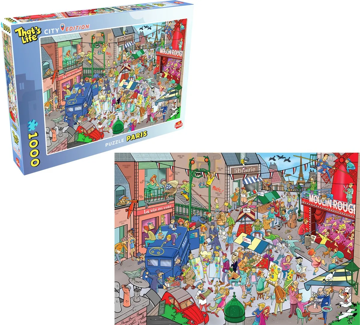 Goliath That's Life Parijs Legpuzzel 1000 Stuks - 68x48cm - Multicolor