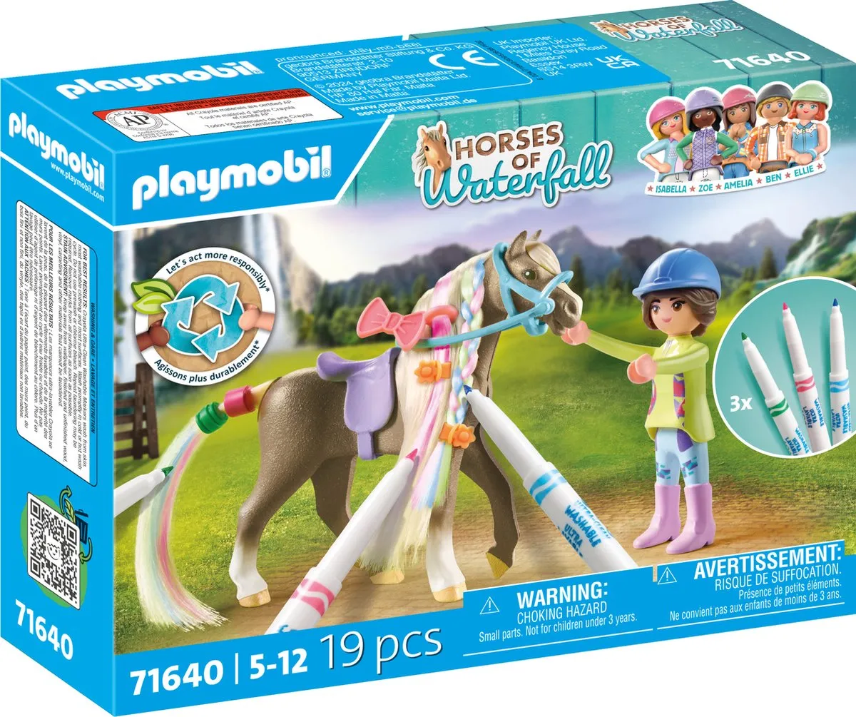 Playmobil Horses of Waterfall Paardenset 71640 - Multicolor