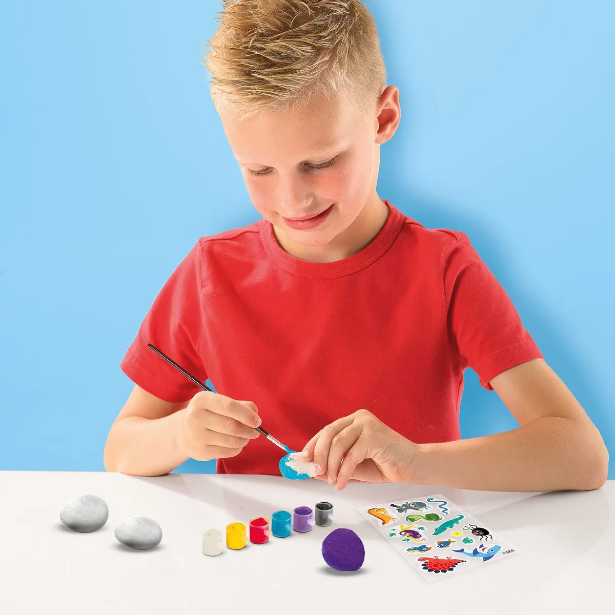 SES Creative Rub-on Stenen Schilderen - 5 Stenen