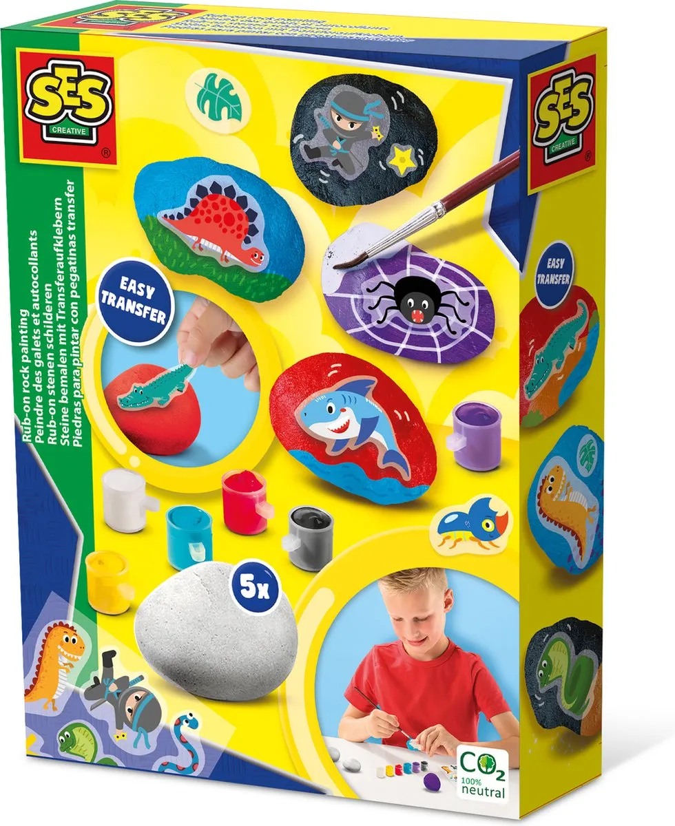 SES Creative Rub-on Stenen Schilderen