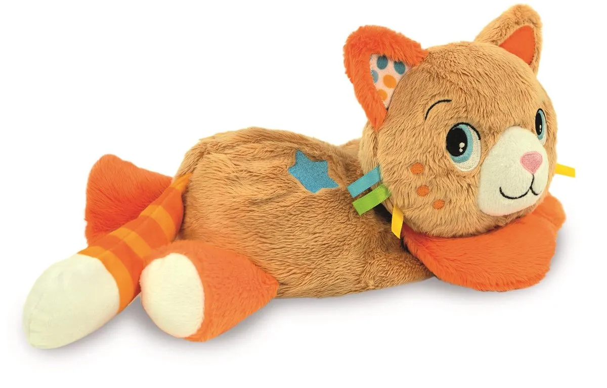 Clementoni Ron Ron Calming Cat Knuffelkat Blauw