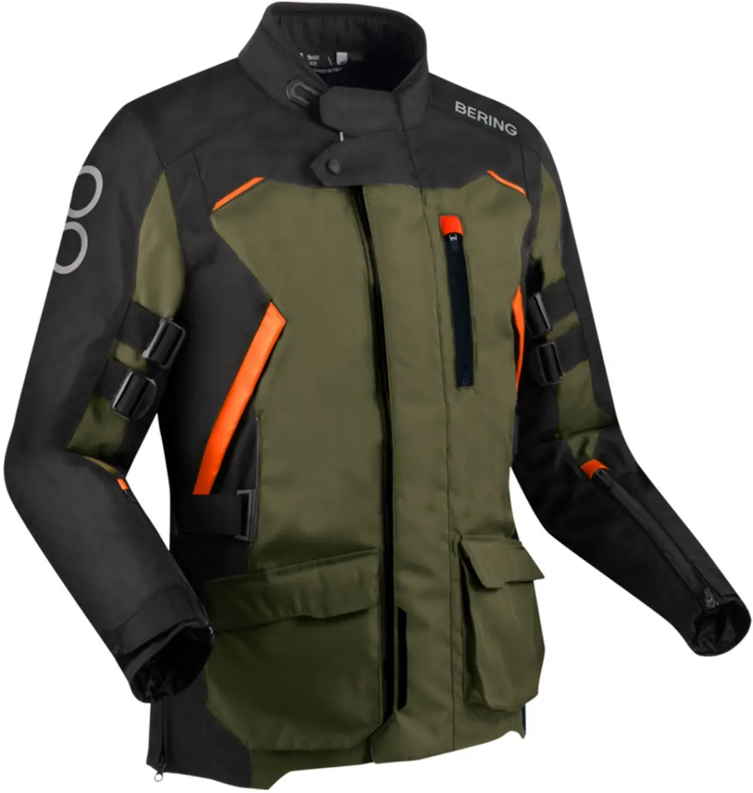 Bering Zephyr Jas Zwart Khaki Oranje