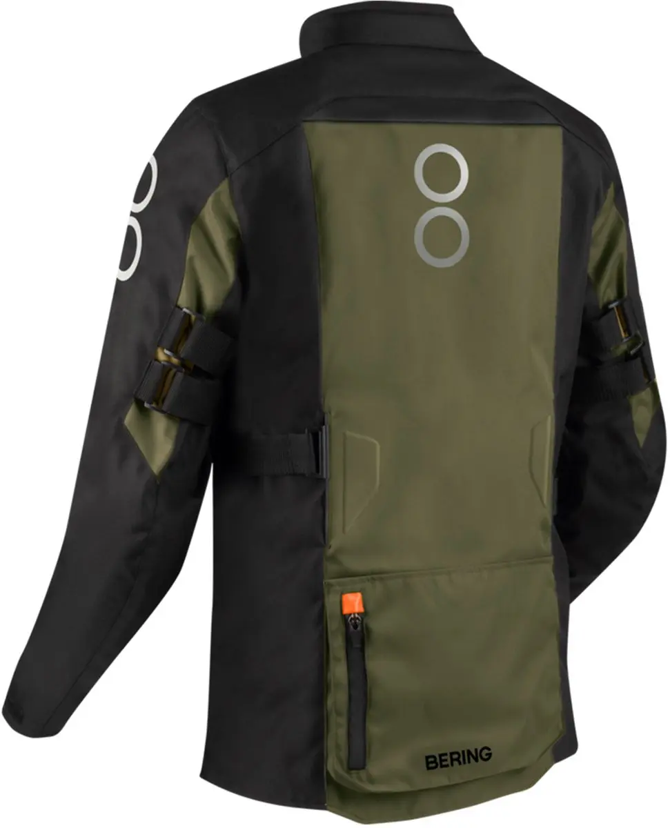 Bering Zephyr Jas - M - Zwart/Khaki/Oranje - afbeelding 2 van 2