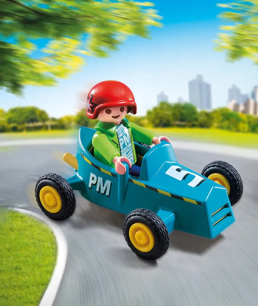 Playmobil Jongen met Cart 5382 - Multicolor