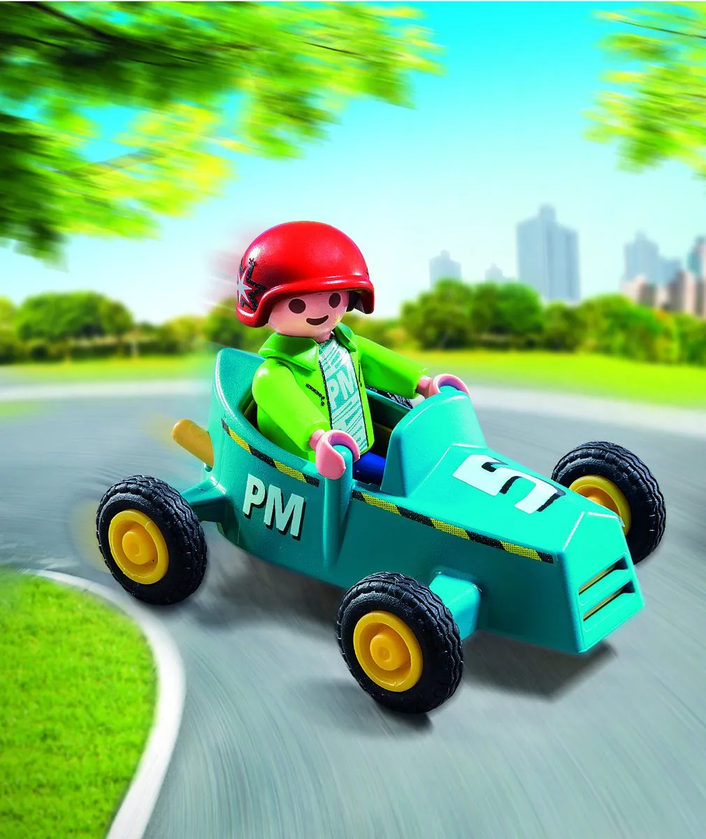 Playmobil Jongen met Cart 5382 - Multicolor