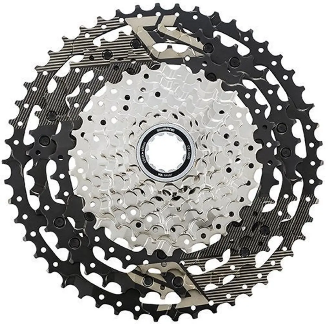 Shimano CS-LG600 Linkglide cassette zilver