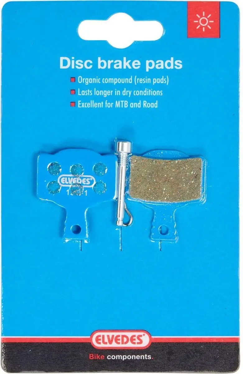 Elvedes Magura MT2/4/6/8 Schijfremblokkenset - Blauw - afbeelding 5 van 6