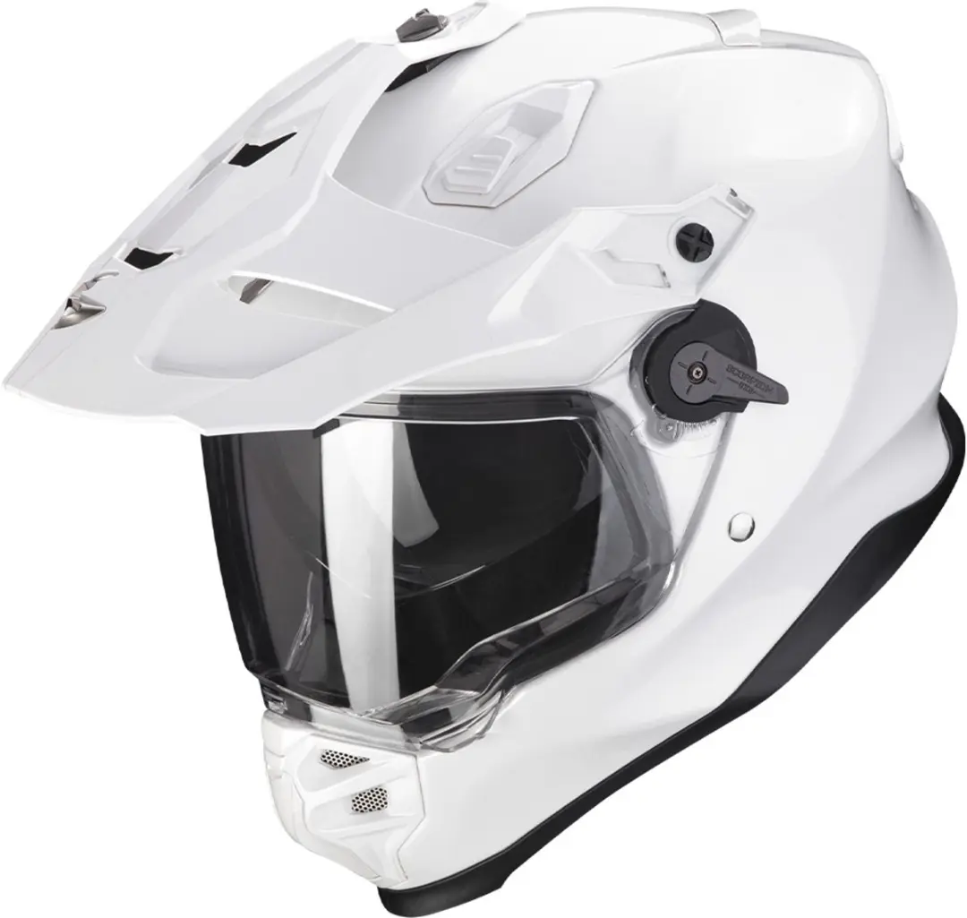 Scorpion ADF-9000 Air Solid Parelwit Adventure Helm