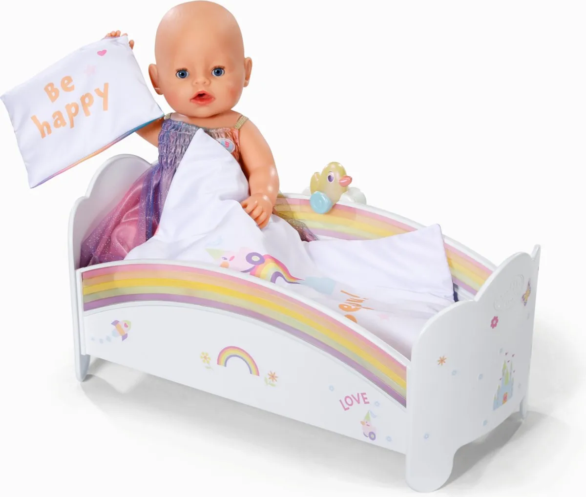 Baby Born Regenboogbed 835999 - Multikleur - afbeelding 6 van 6