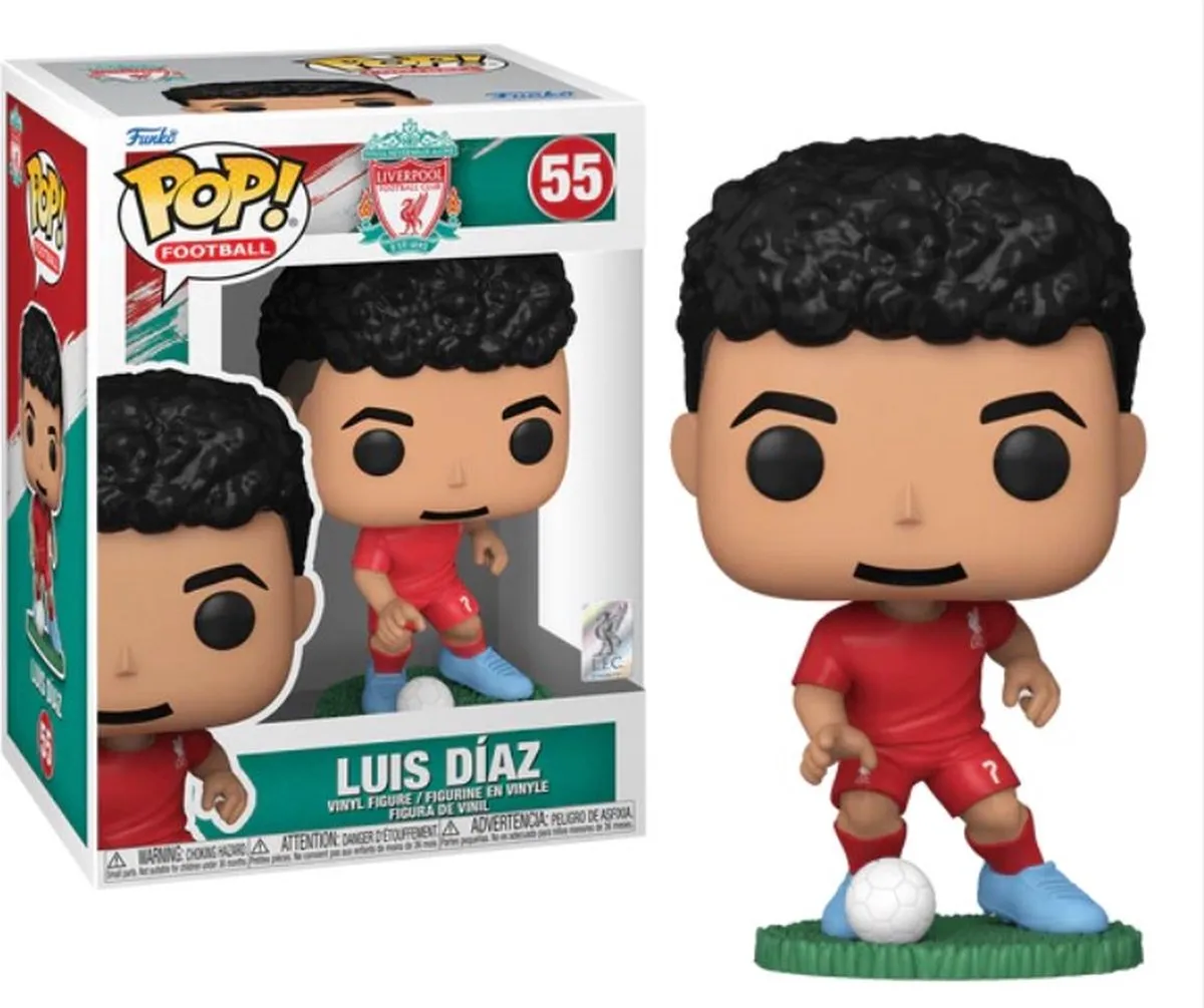 Funko Pop! Liverpool FC Luis Díaz 73934 - Veelkleurig