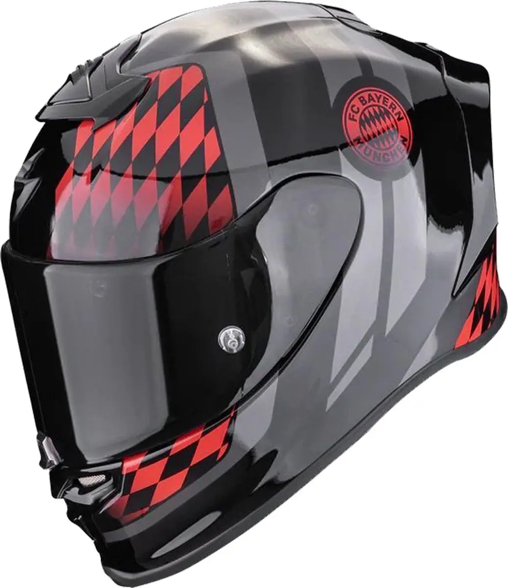 Scorpion EXO-R1 Evo Air FC Bayern Zwart Rood Integraalhelm