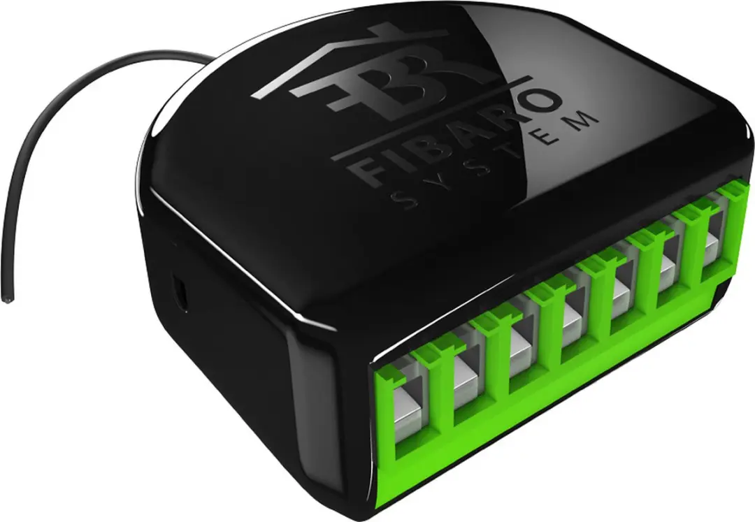 Fibaro Double Smart Module Z-Wave Plus - Potentiaalvrij - Zwart - afbeelding 4 van 6