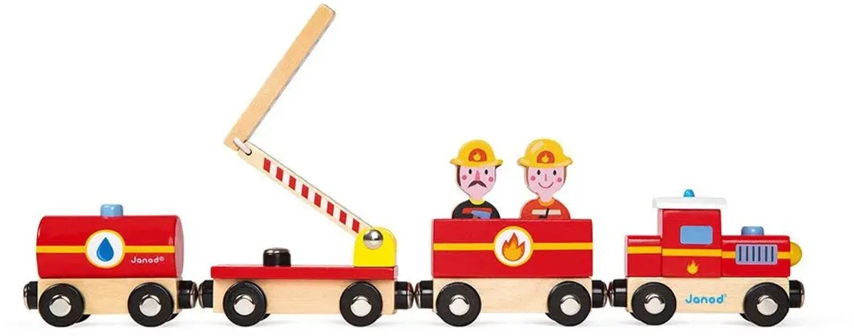 Janod Story Brandweer Trein 8590