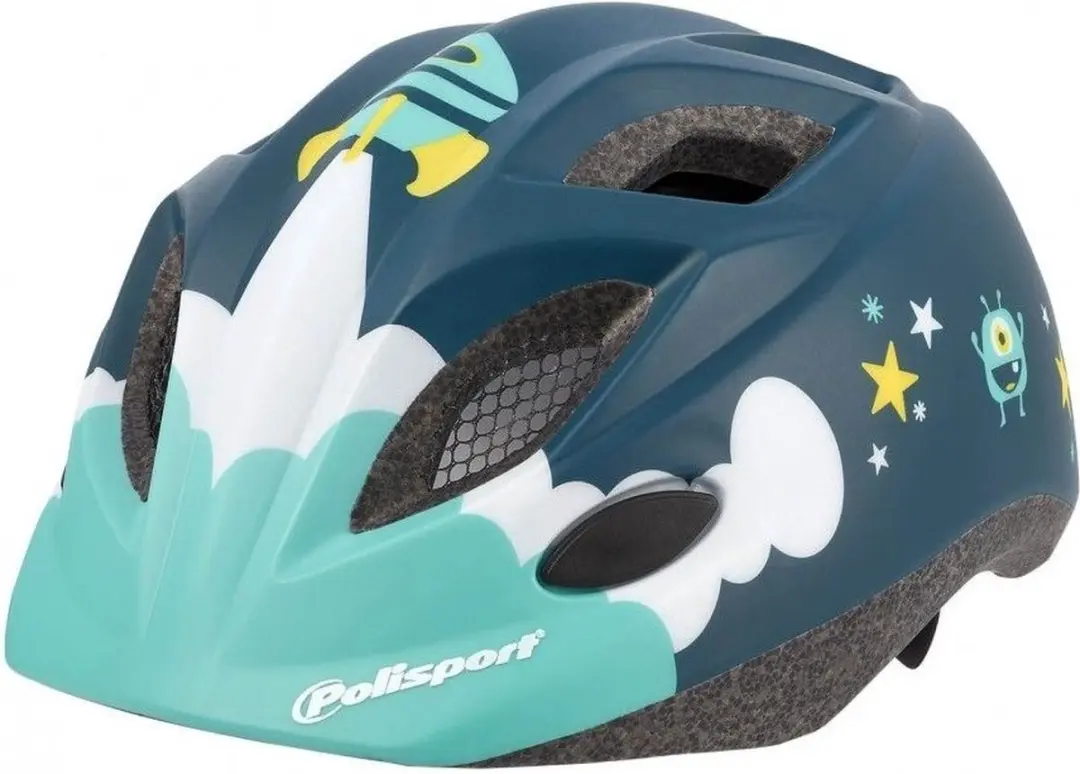 Polisport Spaceship Fietshelm 48-52cm - Donkerblauw - afbeelding 2 van 4