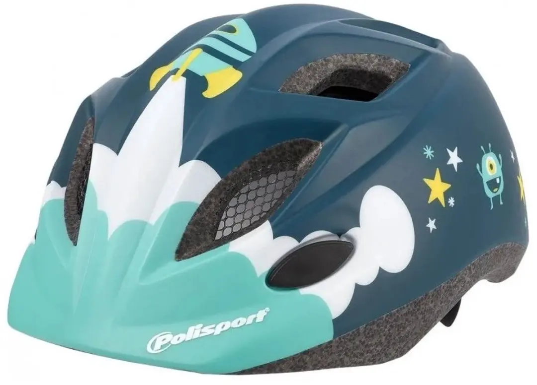 Polisport Spaceship Fietshelm 48-52cm - Donkerblauw - afbeelding 3 van 4