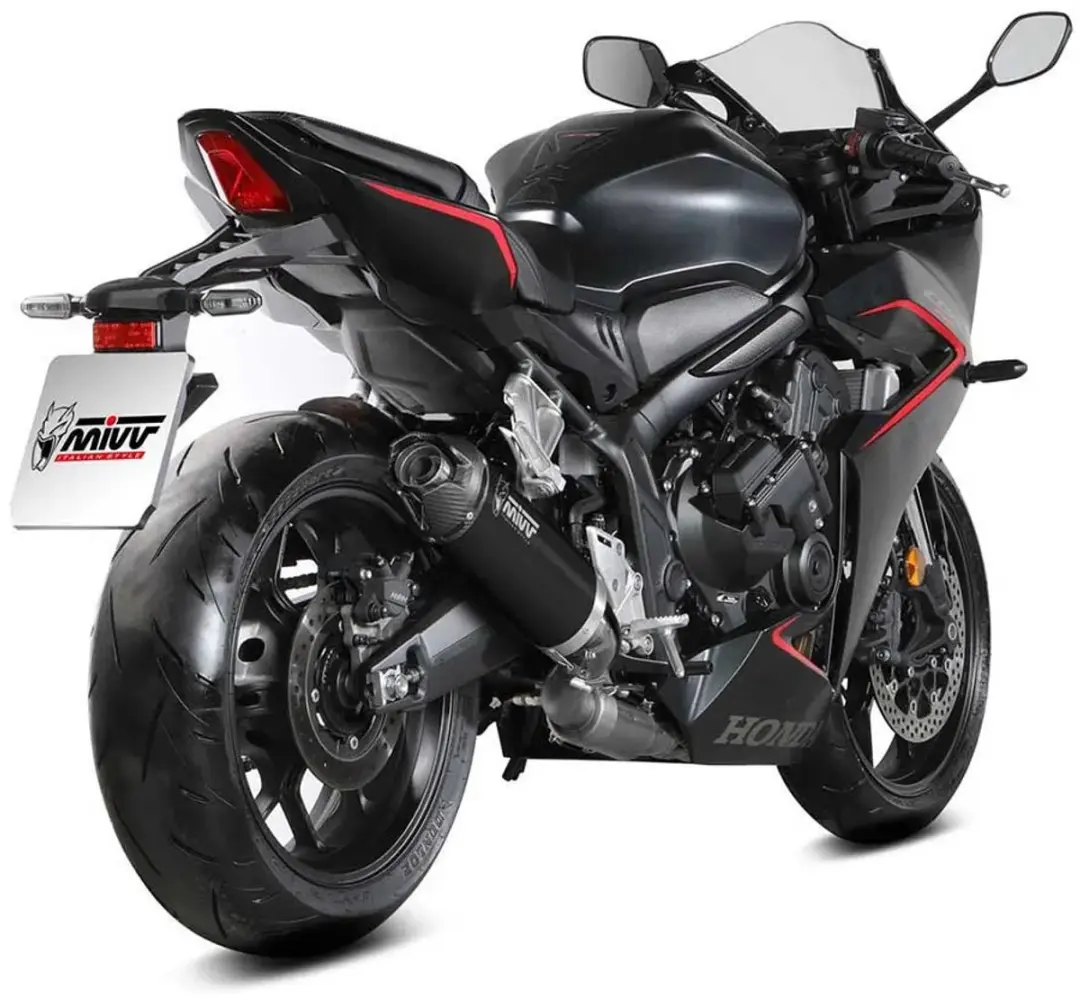 Mivv AK-1 Honda CBR 650R 2024-2025 Uitlaatsysteem - Zilver