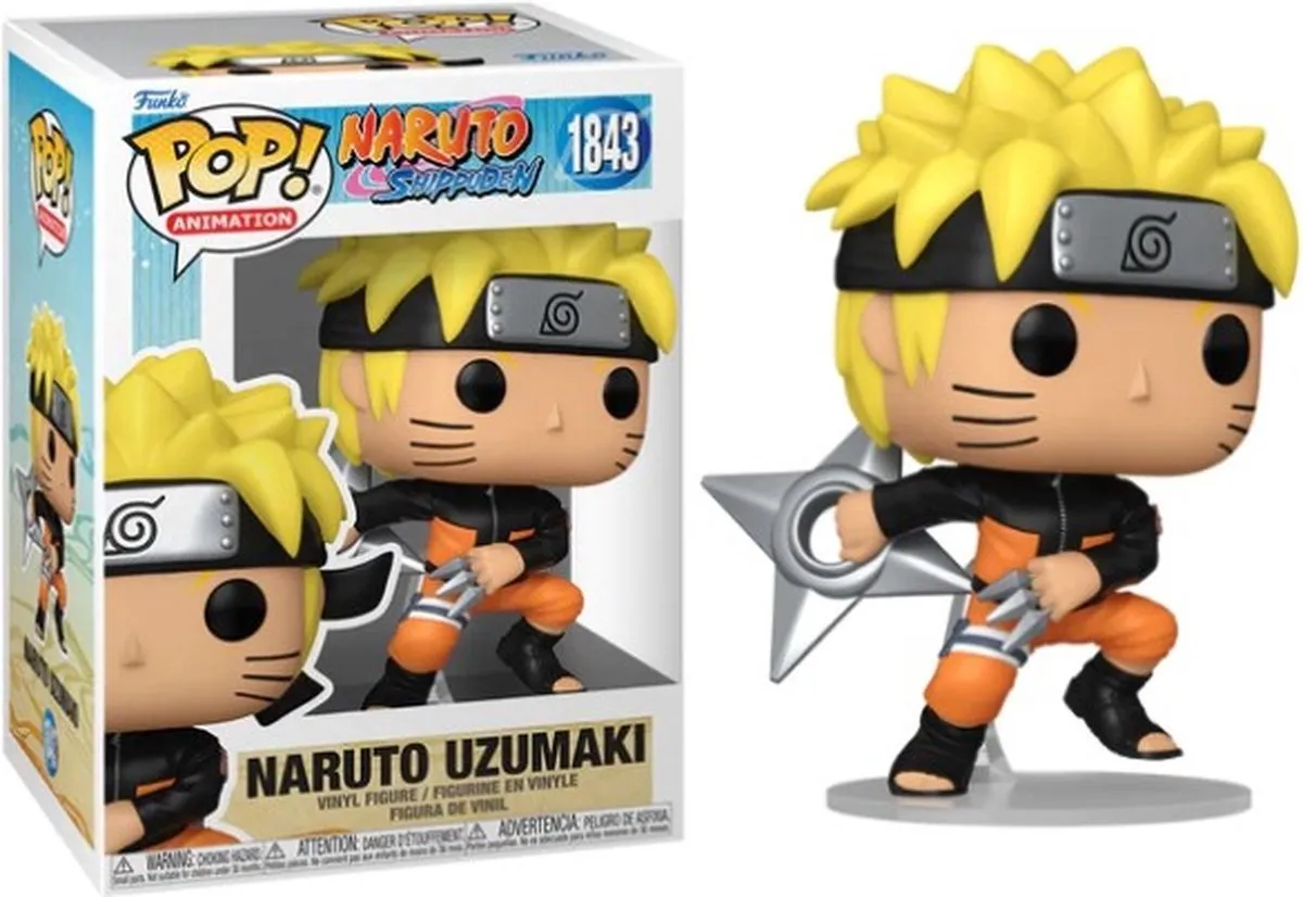 Funko Pop Naruto Uzumaki - Anime figuur - 9,5 cm - Vanaf 3 jaar - 1843