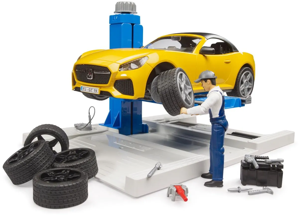 Bruder Car Service Center Roadster 62112 - Multicolor