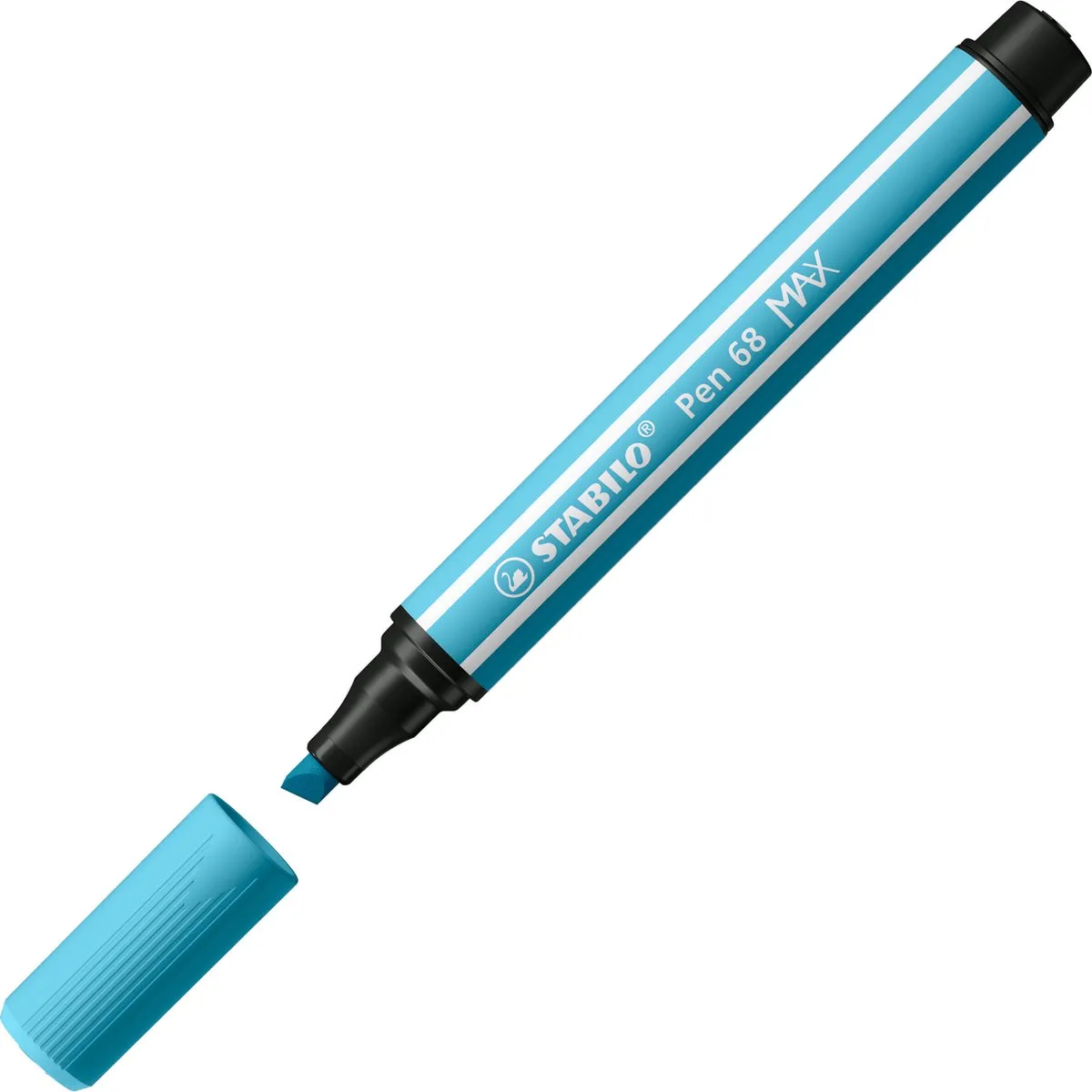STABILO Pen 68 MAX Viltstift - Azuurblauw