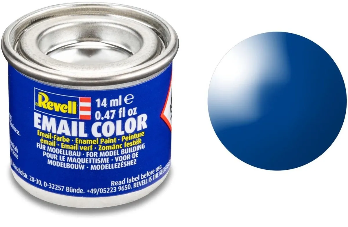 Revell Hobbyverf #52 Blue Gloss Enamel 14ml