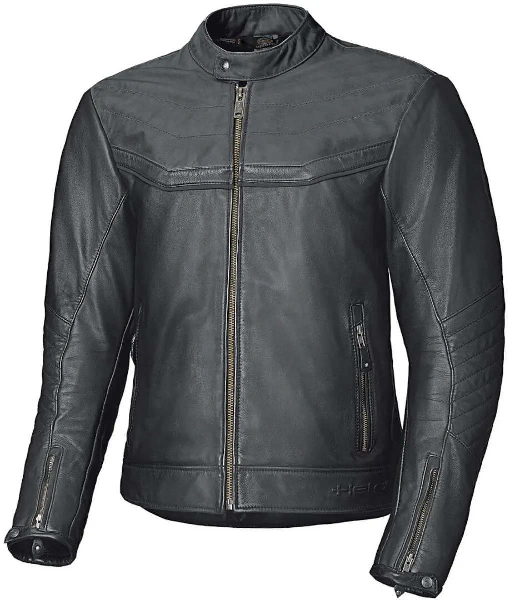 Held Heyden Zwart Leren Motorjas