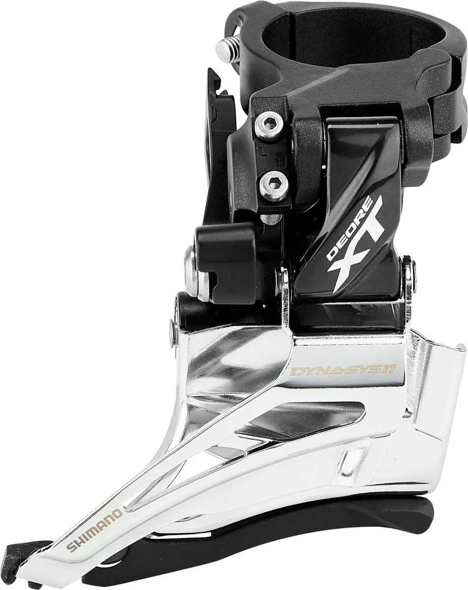 Shimano Deore XT M8025 Voorderailleur 2x11 Speed - Zilver - afbeelding 5 van 5